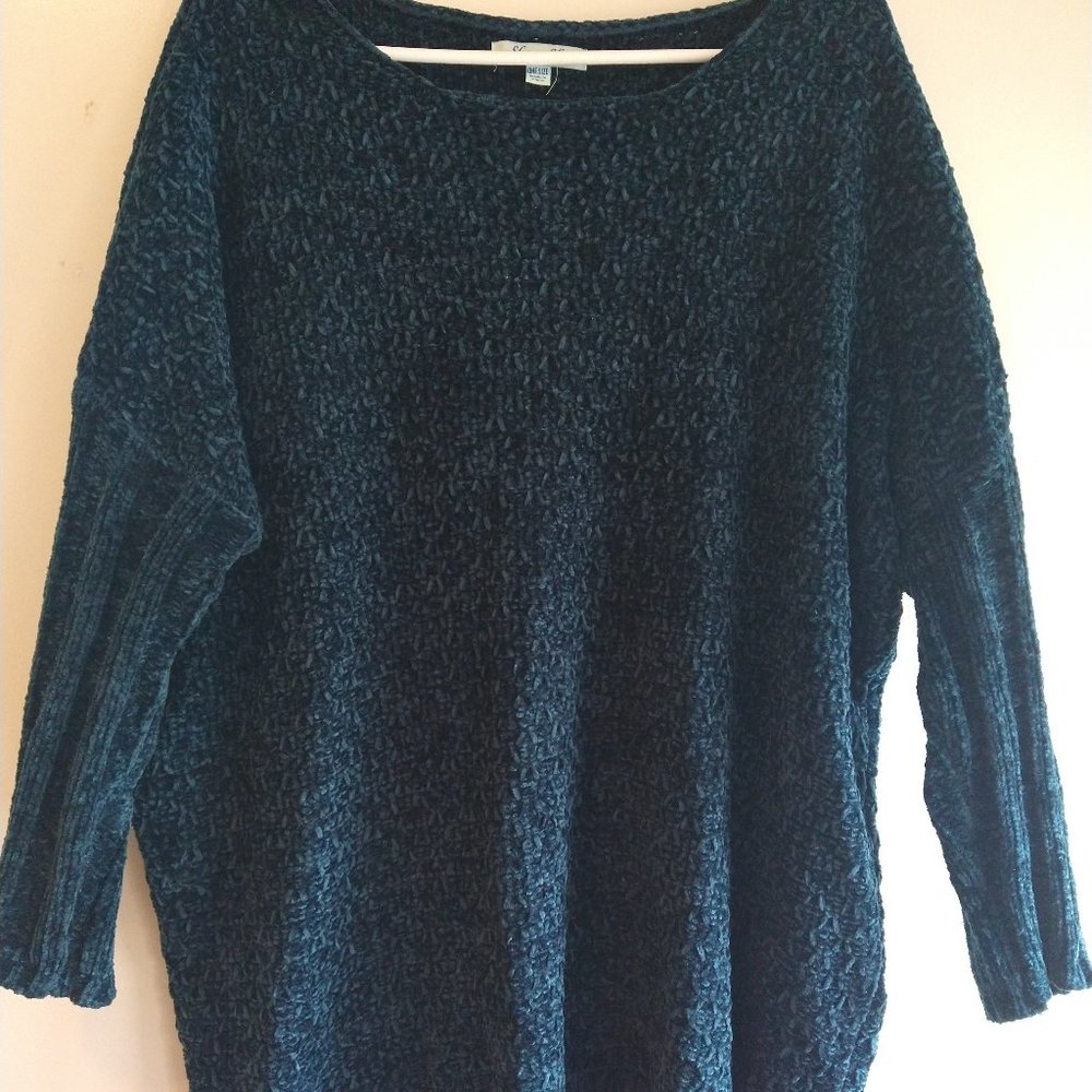 Blue Velvet Sweater